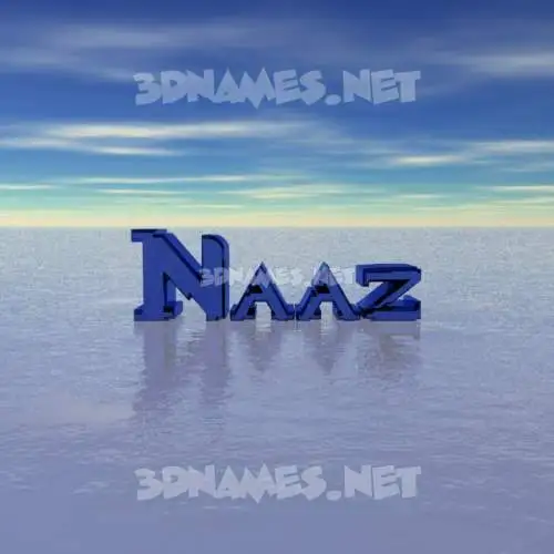 naaz in Horizon style - 3D name wallpaper naaz in Horizon style - 3D name wallpaper