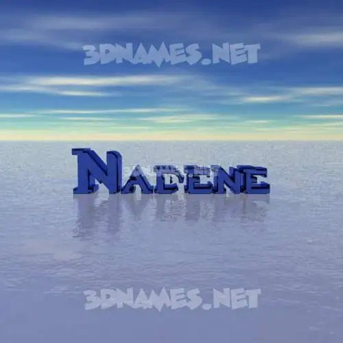 nadene in Horizon style - 3D name wallpaper nadene in Horizon style - 3D name wallpaper