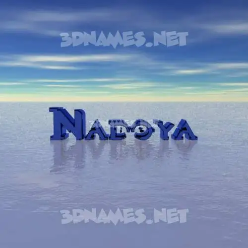nadoya in Horizon style - 3D name wallpaper