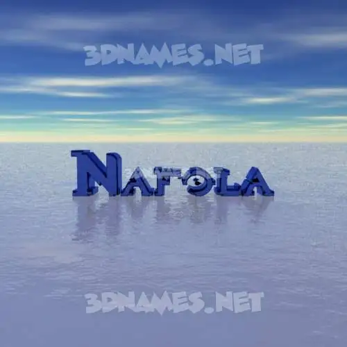 nafola in Horizon style - 3D name wallpaper nafola in Horizon style - 3D name wallpaper