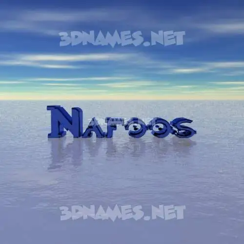 nafoos in Horizon style - 3D name wallpaper nafoos in Horizon style - 3D name wallpaper