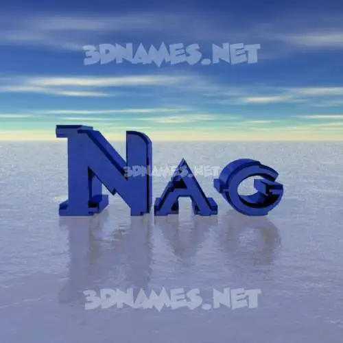 nag in Horizon style - 3D name wallpaper nag in Horizon style - 3D name wallpaper