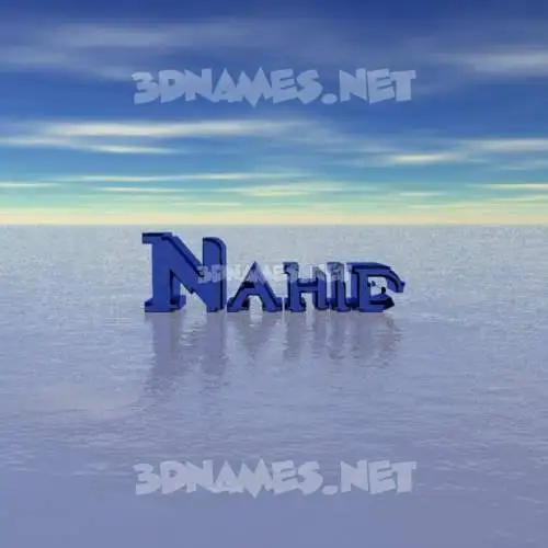 nahid in Horizon style - 3D name wallpaper nahid in Horizon style - 3D name wallpaper