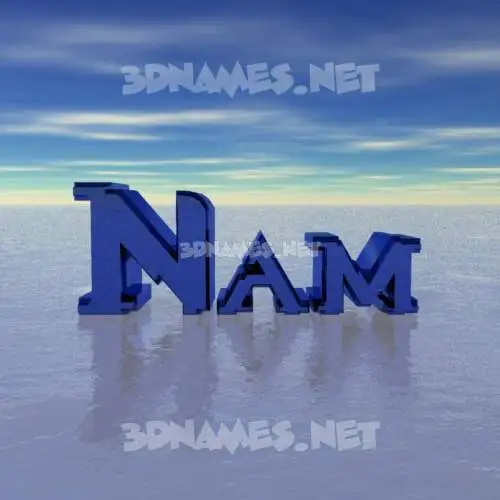 nam in Horizon style - 3D name wallpaper nam in Horizon style - 3D name wallpaper