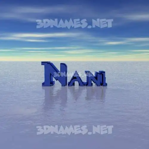 nani in Horizon style - 3D name wallpaper nani in Horizon style - 3D name wallpaper