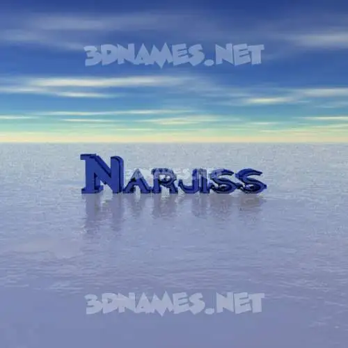 narjiss in Horizon style - 3D name wallpaper narjiss in Horizon style - 3D name wallpaper