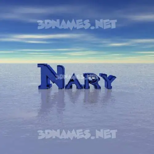 nary in Horizon style - 3D name wallpaper nary in Horizon style - 3D name wallpaper