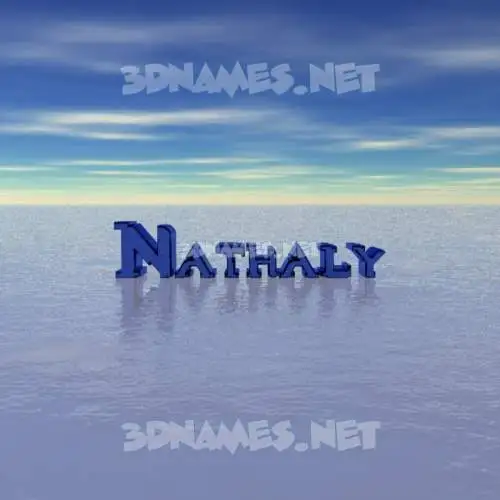 nathaly in Horizon style - 3D name wallpaper nathaly in Horizon style - 3D name wallpaper