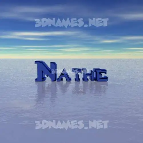 nathe in Horizon style - 3D name wallpaper nathe in Horizon style - 3D name wallpaper
