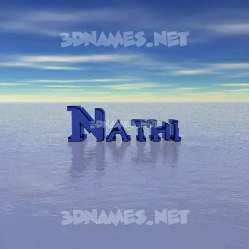 nathi in Horizon style - 3D name wallpaper nathi in Horizon style - 3D name wallpaper