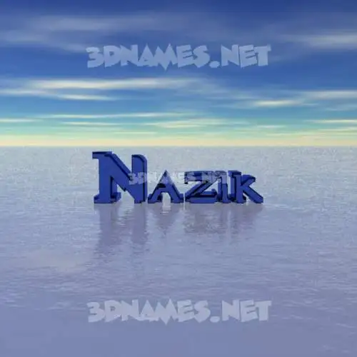 nazik in Horizon style - 3D name wallpaper nazik in Horizon style - 3D name wallpaper
