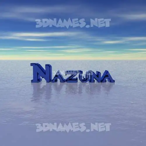 nazuna in Horizon style - 3D name wallpaper nazuna in Horizon style - 3D name wallpaper