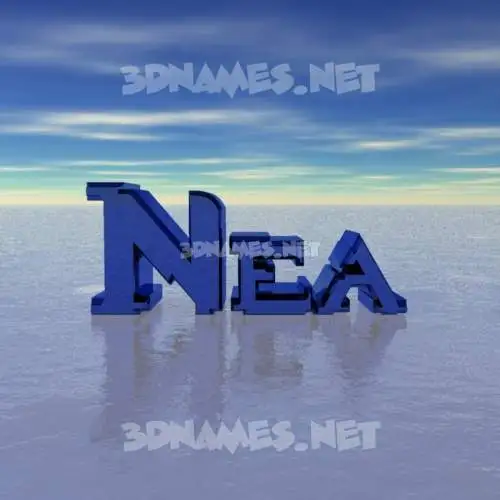 nea in Horizon style - 3D name wallpaper nea in Horizon style - 3D name wallpaper