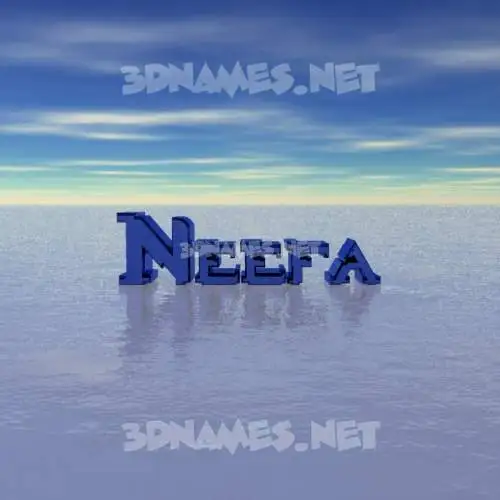 neefa in Horizon style - 3D name wallpaper neefa in Horizon style - 3D name wallpaper