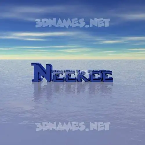 neekee in Horizon style - 3D name wallpaper neekee in Horizon style - 3D name wallpaper