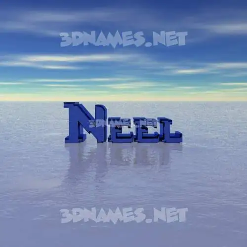 neel in Horizon style - 3D name wallpaper neel in Horizon style - 3D name wallpaper