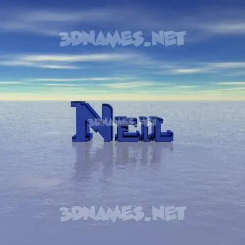 neil in Horizon style - 3D name wallpaper neil in Horizon style - 3D name wallpaper