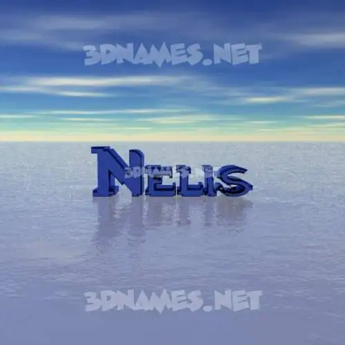 nelis in Horizon style - 3D name wallpaper nelis in Horizon style - 3D name wallpaper