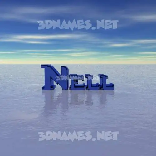 nell in Horizon style - 3D name wallpaper nell in Horizon style - 3D name wallpaper