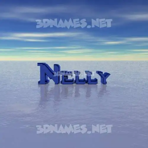 nelly in Horizon style - 3D name wallpaper nelly in Horizon style - 3D name wallpaper