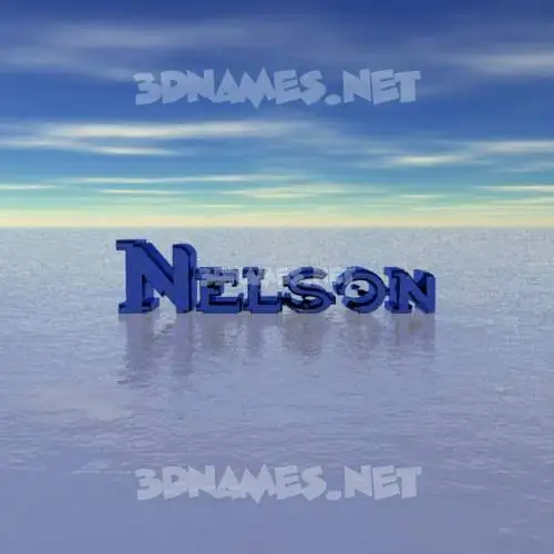 nelson in Horizon style - 3D name wallpaper nelson in Horizon style - 3D name wallpaper