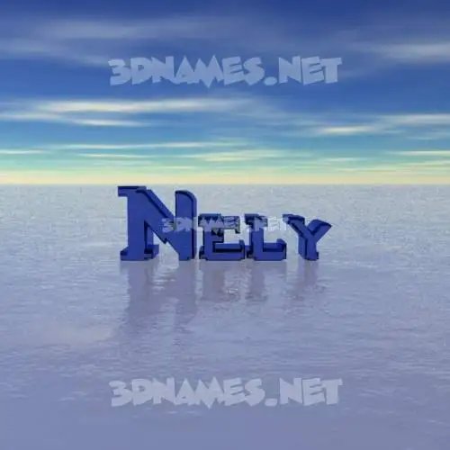 nely in Horizon style - 3D name wallpaper nely in Horizon style - 3D name wallpaper