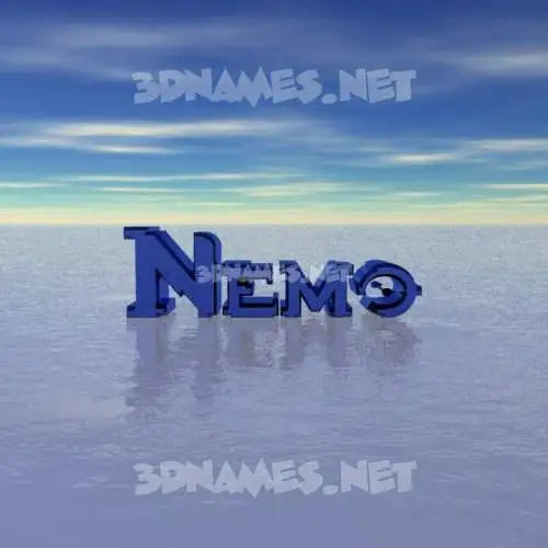 nemo in Horizon style - 3D name wallpaper nemo in Horizon style - 3D name wallpaper