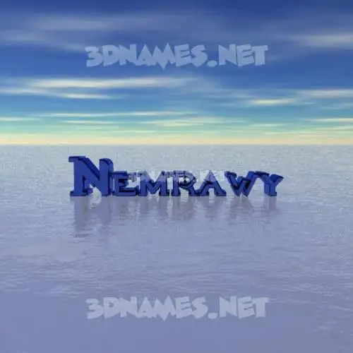 nemrawy in Horizon style - 3D name wallpaper nemrawy in Horizon style - 3D name wallpaper
