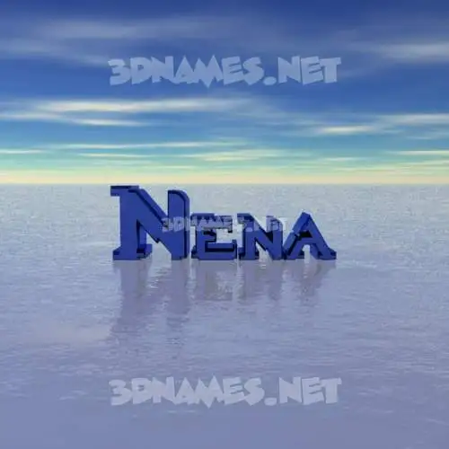 nena in Horizon style - 3D name wallpaper nena in Horizon style - 3D name wallpaper