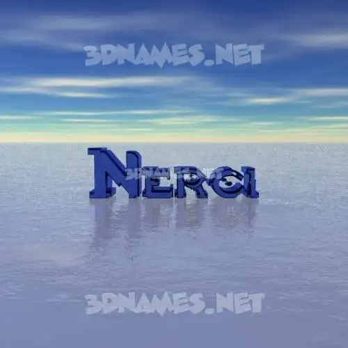 nerci in Horizon style - 3D name wallpaper nerci in Horizon style - 3D name wallpaper