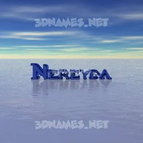 nereyda in Horizon style - 3D name wallpaper