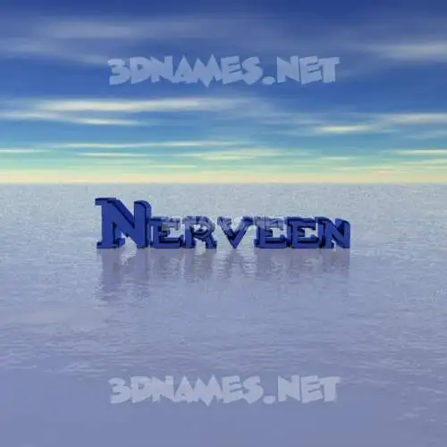 nerveen in Horizon style - 3D name wallpaper