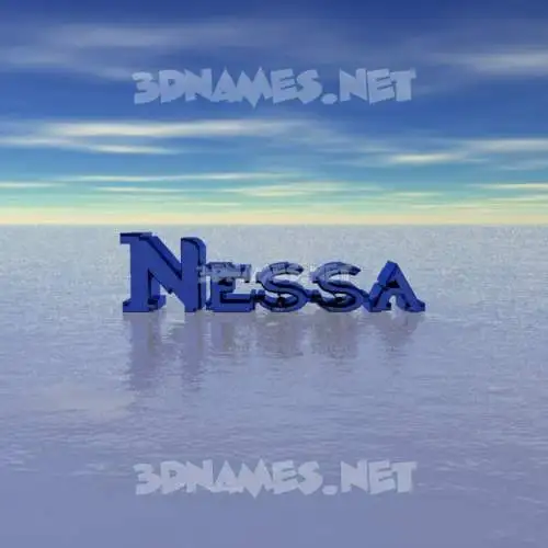 nessa in Horizon style - 3D name wallpaper nessa in Horizon style - 3D name wallpaper