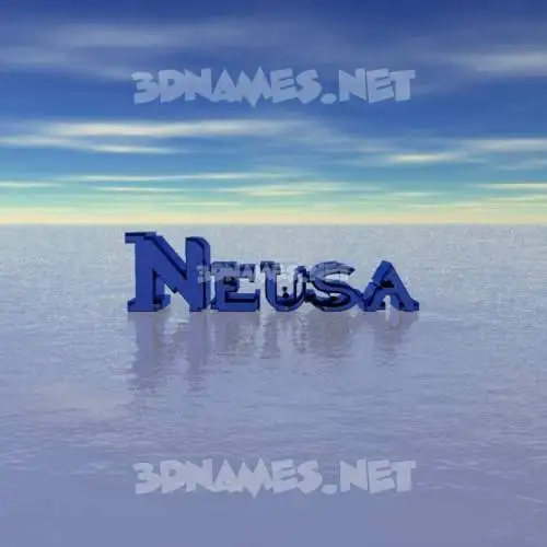 neusa in Horizon style - 3D name wallpaper neusa in Horizon style - 3D name wallpaper