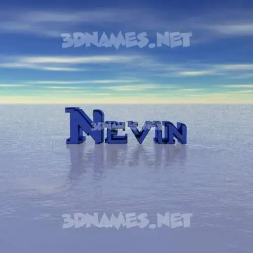 nevin in Horizon style - 3D name wallpaper nevin in Horizon style - 3D name wallpaper