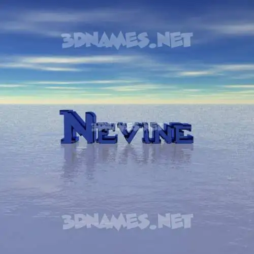 nevine in Horizon style - 3D name wallpaper