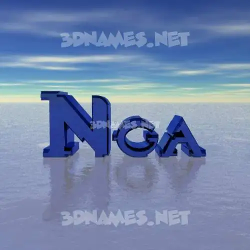 nga in Horizon style - 3D name wallpaper nga in Horizon style - 3D name wallpaper