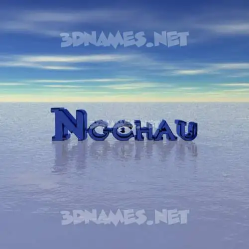 ngchau in Horizon style - 3D name wallpaper ngchau in Horizon style - 3D name wallpaper