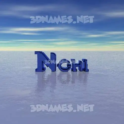 nghi in Horizon style - 3D name wallpaper nghi in Horizon style - 3D name wallpaper