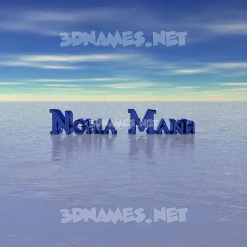 nghia manh in Horizon style - 3D name wallpaper nghia manh in Horizon style - 3D name wallpaper