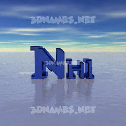nhi in Horizon style - 3D name wallpaper nhi in Horizon style - 3D name wallpaper