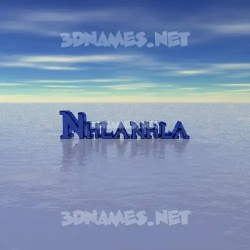 nhlanhla in Horizon style - 3D name wallpaper nhlanhla in Horizon style - 3D name wallpaper