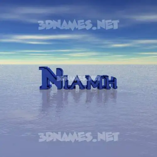 niamh in Horizon style - 3D name wallpaper