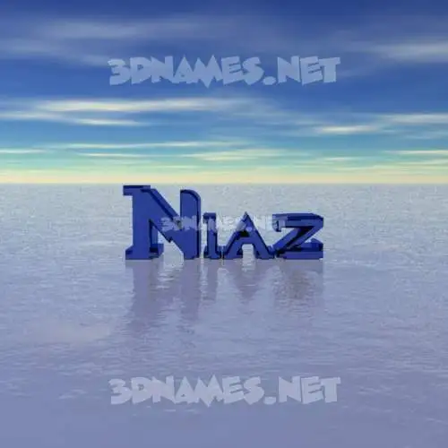 niaz in Horizon style - 3D name wallpaper niaz in Horizon style - 3D name wallpaper
