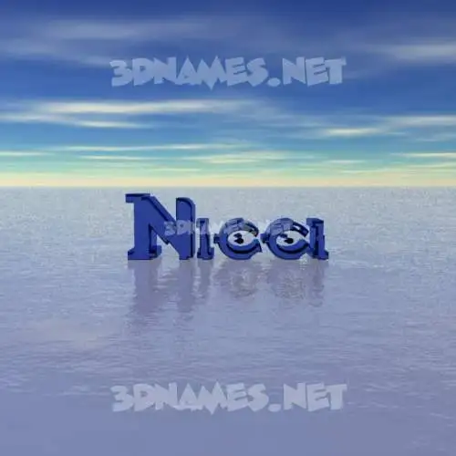nicci in Horizon style - 3D name wallpaper nicci in Horizon style - 3D name wallpaper
