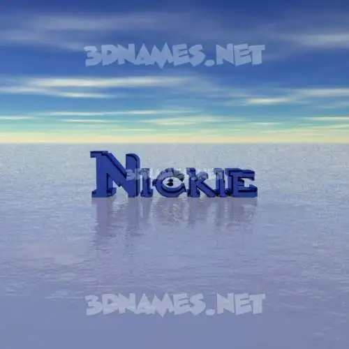 nickie in Horizon style - 3D name wallpaper nickie in Horizon style - 3D name wallpaper