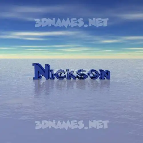 nickson in Horizon style - 3D name wallpaper nickson in Horizon style - 3D name wallpaper