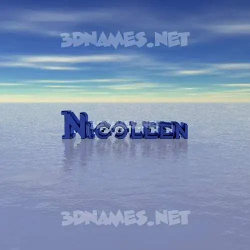 nicoleen in Horizon style - 3D name wallpaper nicoleen in Horizon style - 3D name wallpaper