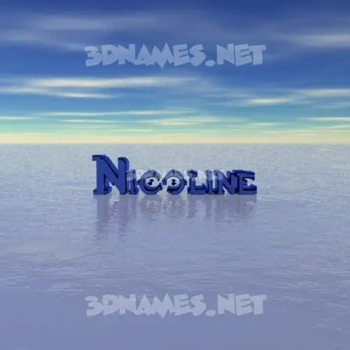 nicoline in Horizon style - 3D name wallpaper nicoline in Horizon style - 3D name wallpaper