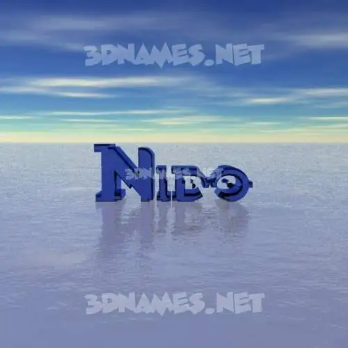 nido in Horizon style - 3D name wallpaper nido in Horizon style - 3D name wallpaper